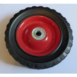 Fűnyírókerék - fém - gumírozott - csapágyazott 150mm