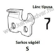 Lánc 3/8 64 szem 1,6mm S